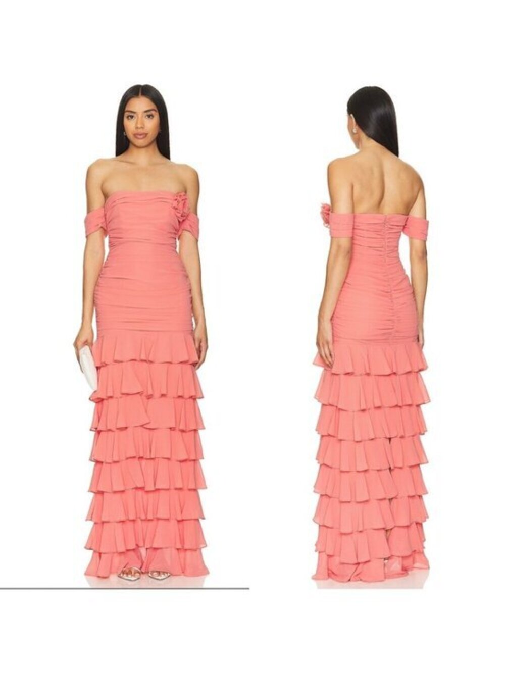 Lovers and Friends Elora Gown in Coral